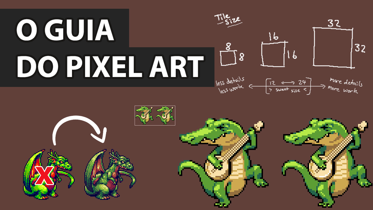 Pixel Art: desenhando um cenário de jogo top-down